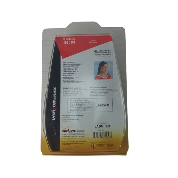 Verizon Wireless Mini Boom Headset 2.5mm Jack - Picture 2 of 4